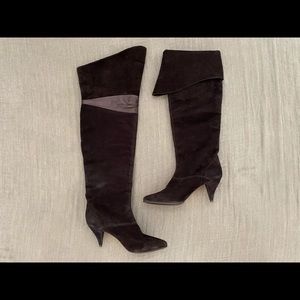Dolce vita suede leather over knee boots size 7.5